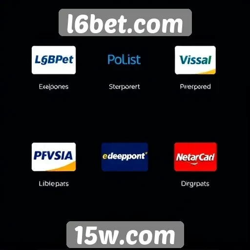 Métodos de pagamento disponíveis no l6bet.com
